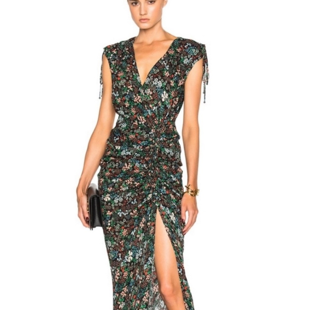 Veronica beard Teagan 100% silk dress nwt, floral pattern